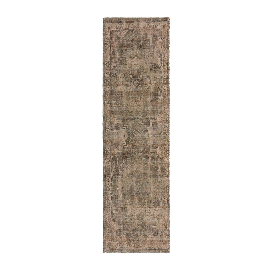 Flair Rugs Kurzflorteppich Selena in Rosa-Grün, B/T: 230 x 60 cm - Bild 2