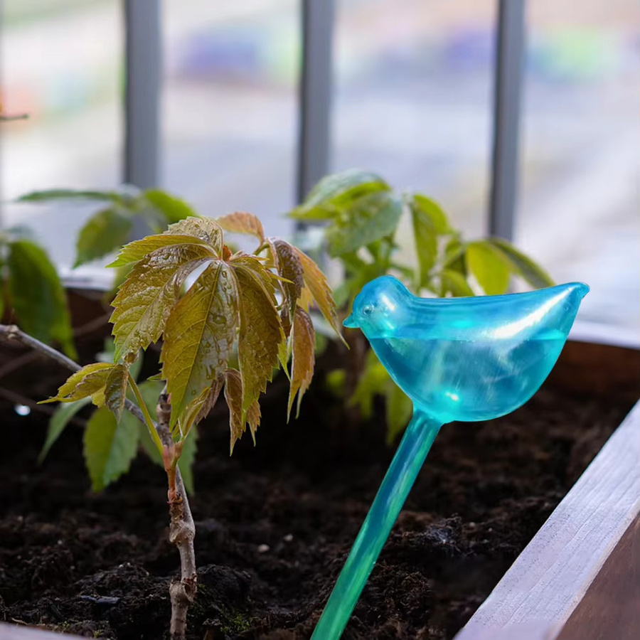 Automatisches Selbstbewässerungsgerät in Vogelform aus transparentem PVC für Deine Pflanzen - Bild 6