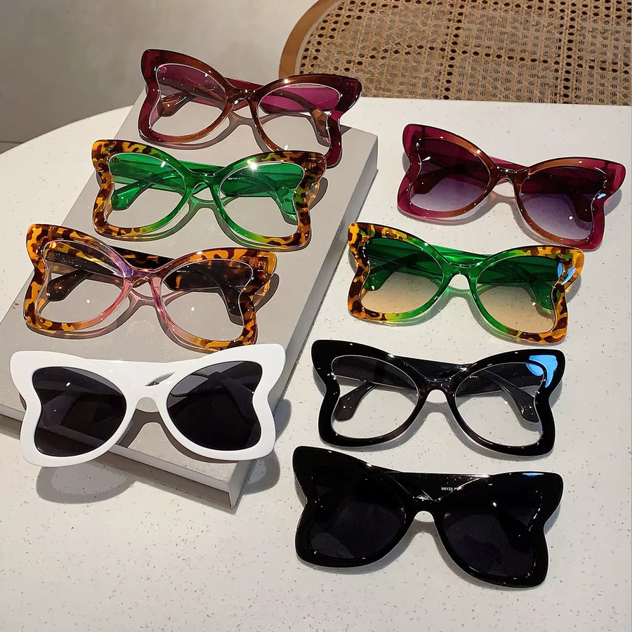 Kammpt Sonnenbrille Butterfly, Vollrand, Kunststoff, mehrfarbig, Damen - Bild 3