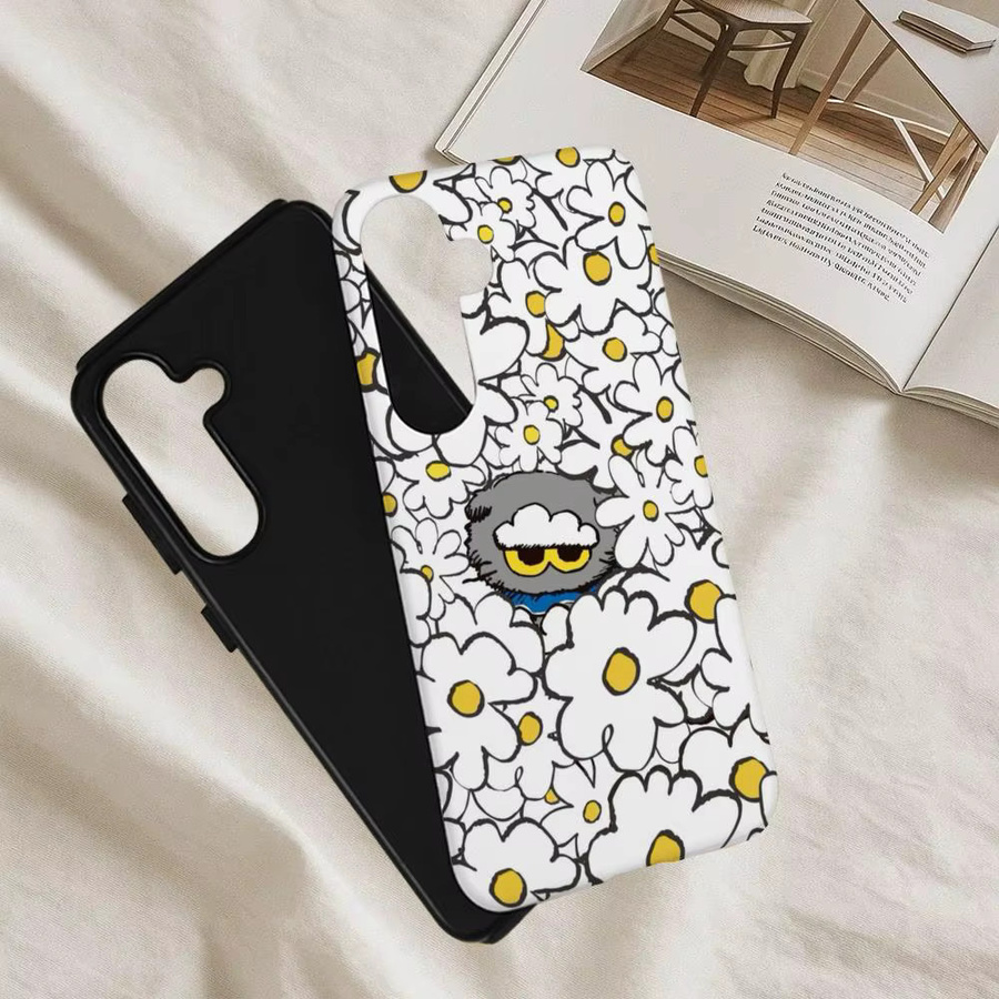 Luxus Z-ZO Freunde Handyhülle mit Doppelschicht-Abdeckung für Samsung Galaxy S25 S24 Ultra S23 S22 S21 A56 A36 A26 A16 in Weiß und Multicolour - Bild 4