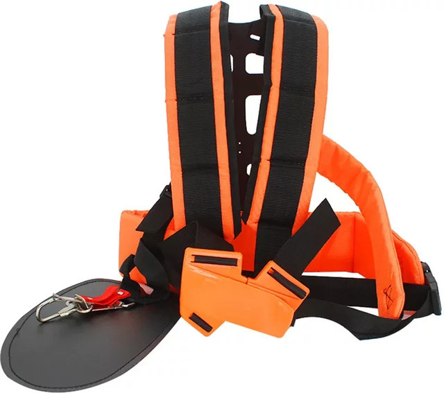 Alloet Verstellbarer Doppel-Tragegurt für Rasenmäher in Orange - Bild 1