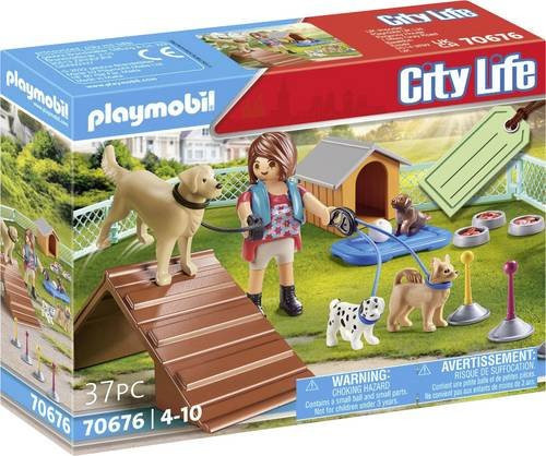 Playmobil City Life Geschenkset Hundetrainerin 70676