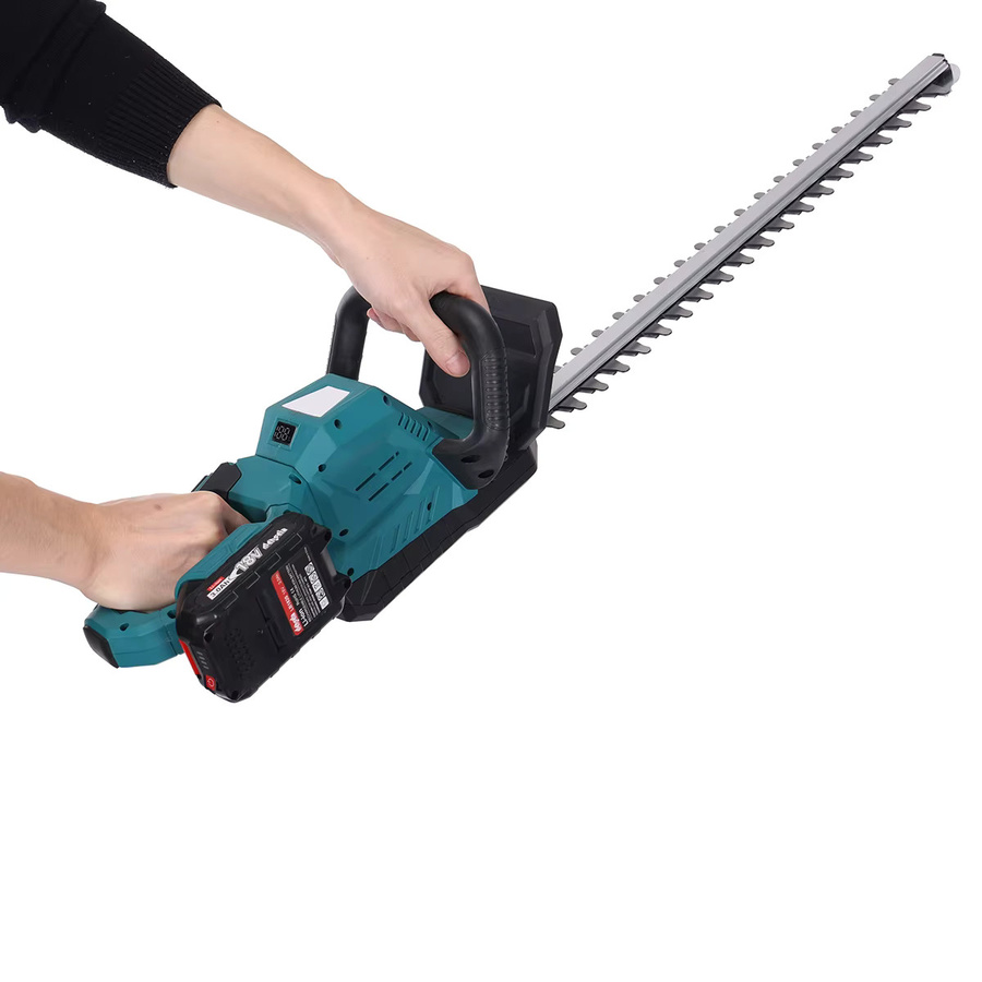 Drillpro Akku-Heckenschneider mit 3000 U/min und 20 Zoll Schnittbreite, bürstenloser elektrischer Gartenschneider mit 180 Grad drehbarem Kopf und wiederaufladbarem Akku - Bild 6