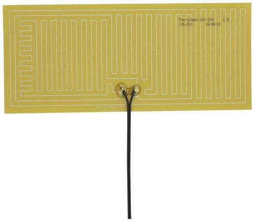 Thermo TECH Polyester Heizfolie 24V 20W Gelb B: 13,0 cm, L: 30,0 cm - Bild 1
