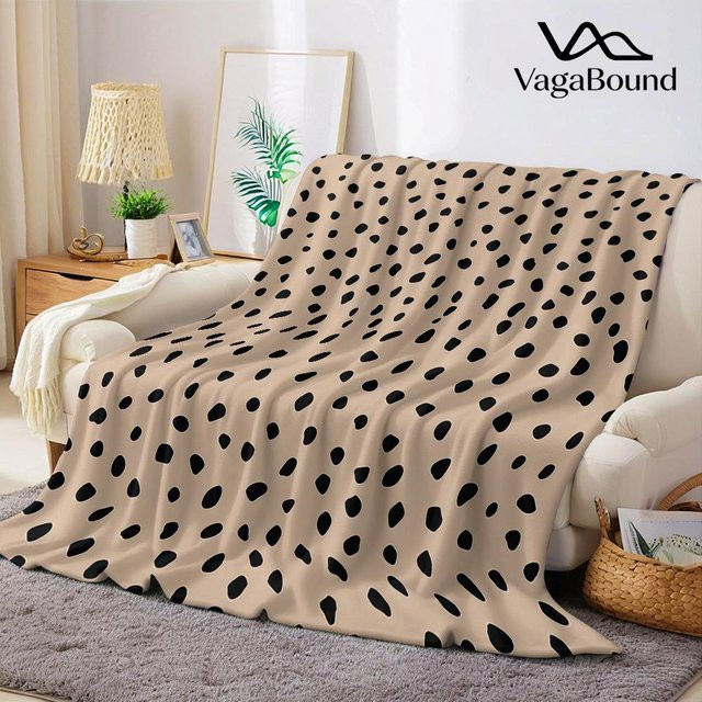 JMG Household Supplies Kamel-Flanell-Decke aus Fleece, weich und warm, B/B: 130 x 150 cm - Bild 1