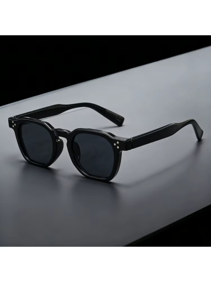SNQP Sonnenbrille, oval, Vollrand, Kunststoff, Unisex, schwarz - Bild 3