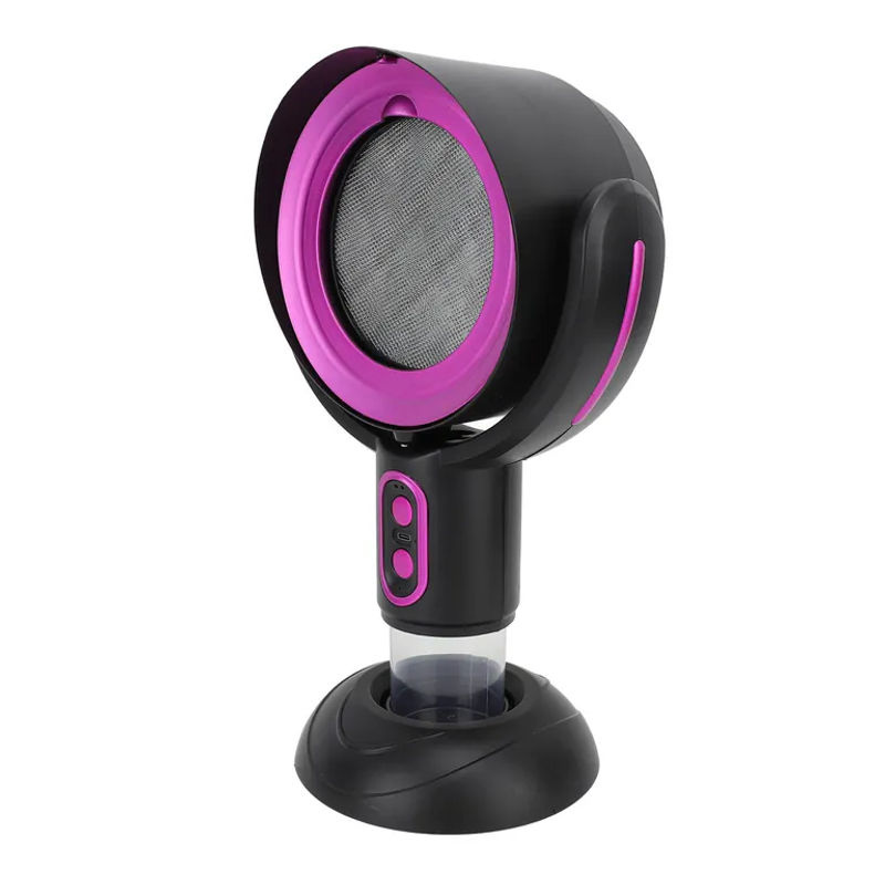 CosyHome Desktop-Dunstabzugshaube mit 2 Geschwindigkeiten und negativen Ionen, USB-betrieben, lila - Bild 3