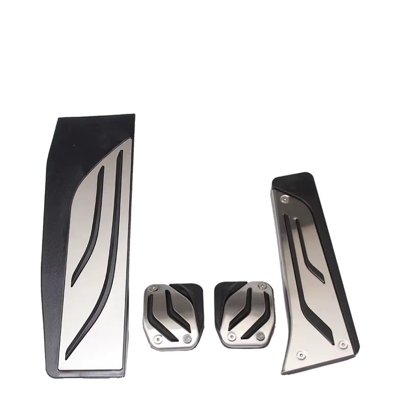 Cherk Gaspedal und Bremspedal Set in Silber für BMW 1 2 3 4 Serie M3 M4 E87 E90 F20 F21 F30 F32 F36 F80 F82 - Bild 2