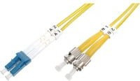 Digitus LWL Patchkabel Duplex Singlemode OS2 9/125 µm LC auf ST Gelb - Bild 1