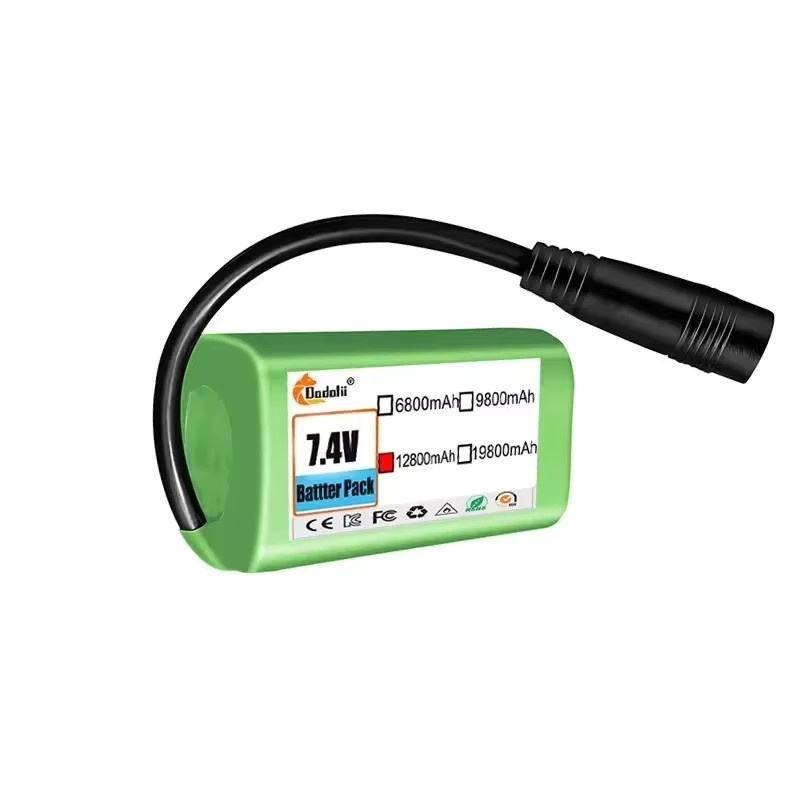 Dadolii Lipo-Akku 7,4V 12800mAh für ferngesteuerte Angelköderboote T188 T888 V007 H18 C18 - Bild 2