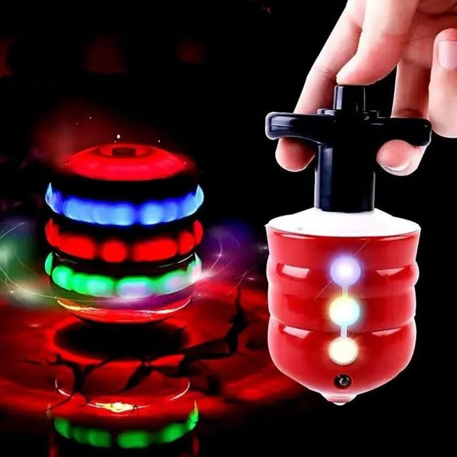soulbao Elektrisches Gyro-Rotationsspielzeug, mit LED-Leuchten - Bild 1