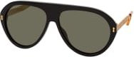 Gucci GG 1515S Sonnenbrille Aviator, Vollrand, Herren, black, grey - Bild 1