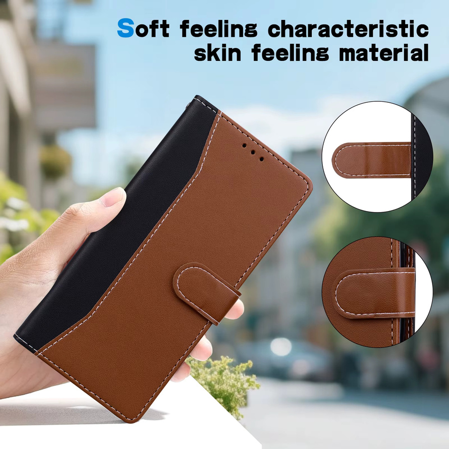ALILANG Magnetische Lederhülle mit Flip-Abdeckung und Brieftaschen-Funktion für iPhone 11 bis iPhone 17 Pro Max Plus und SE - Bild 3