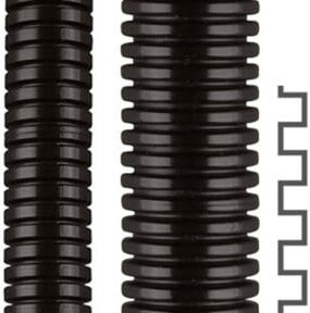 Flexa Kunststoff-Wellschlauch ROHRflex-PA6AD42,5sw in Schwarz - Bild 1