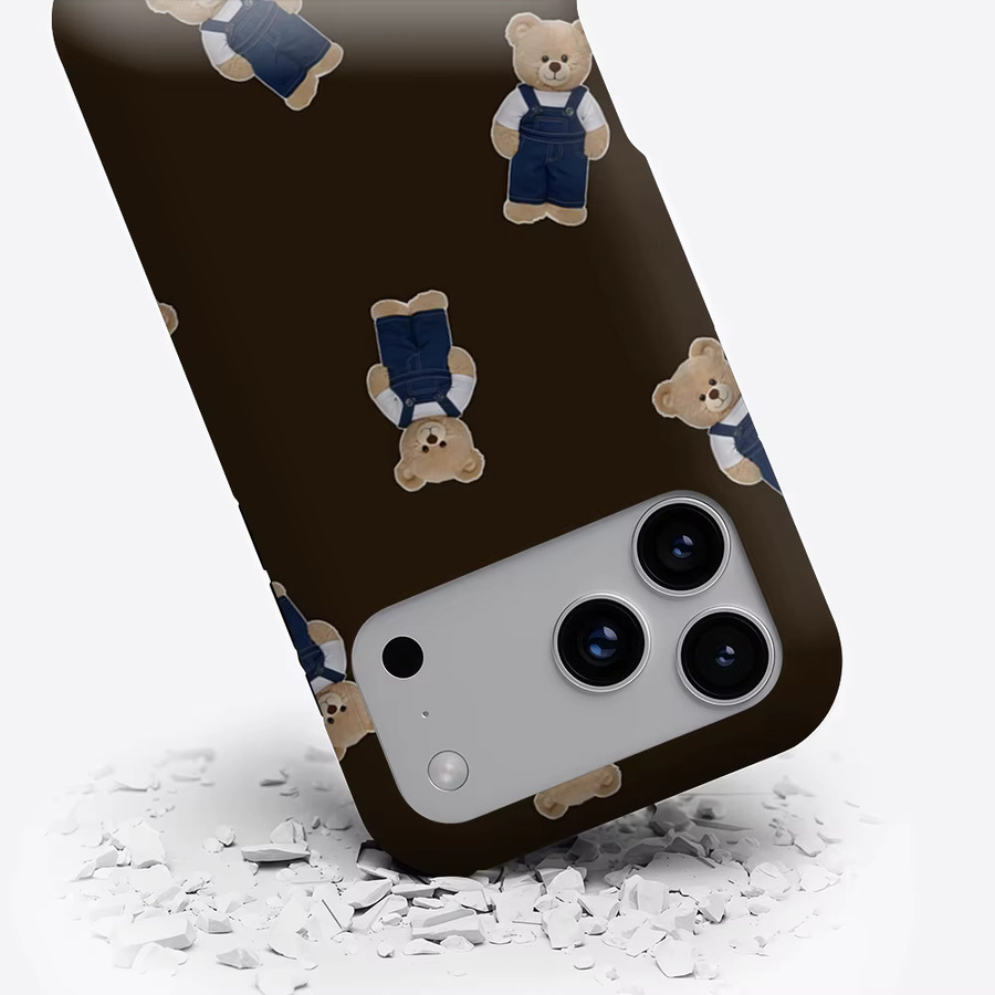 Denim Bear robuste doppelschichtige Handyhülle mit Magnetfunktion für iPhone 17 16 15 14 13 Pro Max Plus - Bild 3