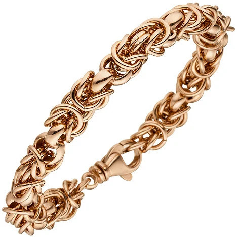 Colfem Armband 925 Silber, Roségold, Unisex, 20 cm - Bild 1