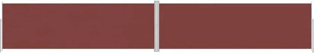 vidaXL Seitenmarkise ausziehbar Braun B: 1200 cm, H: 200 cm - Bild 1