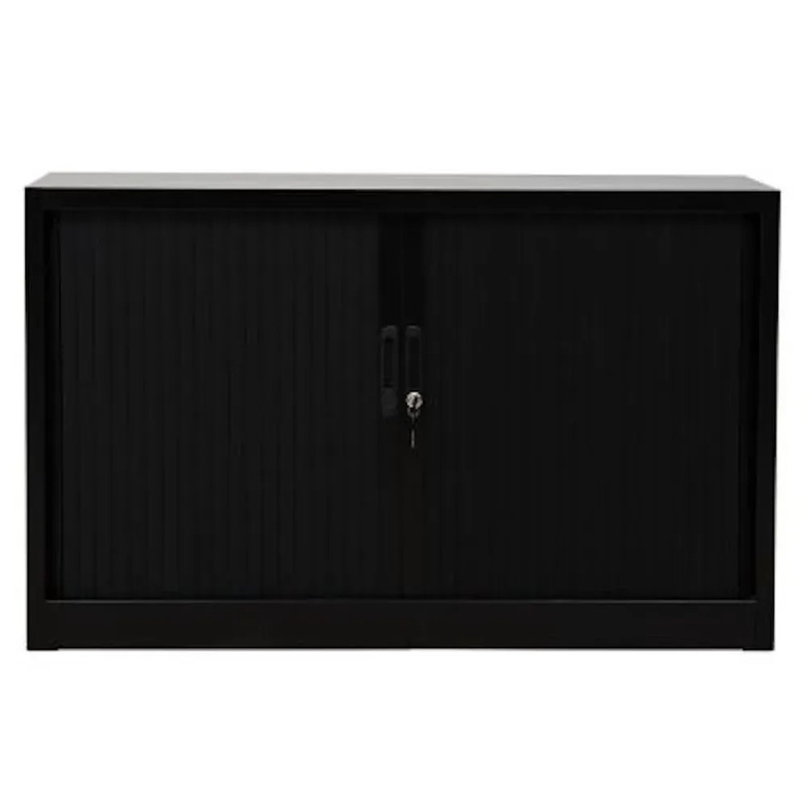 PROREGAL Rollladenschrank Weasel Schwarz H x B x T: 75 x 120 x 46 cm - Bild 2