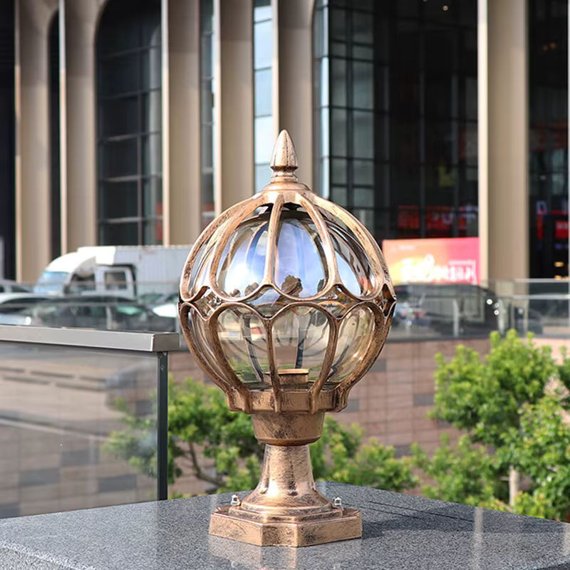 Wecus Nordische Wandlampe aus Aluminium in Schwarz für Außenbereich und Garten - Bild 2