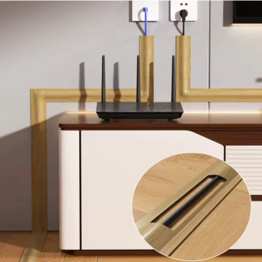 Flexible Kabelabdeckung aus PVC für den Boden in Schwarz zum Kabelschutz und Kabelmanagement - Bild 5