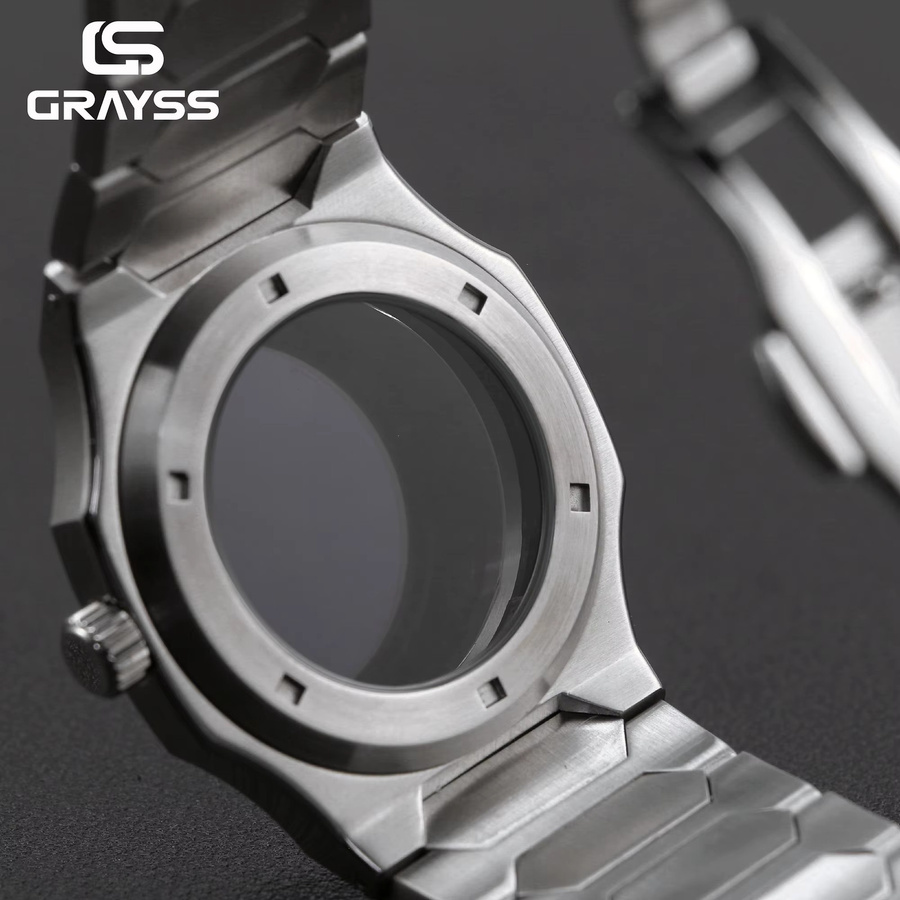 Grayss Uhrengehäuse Edelstahl, 40 mm, Silber, Unisex - Bild 4