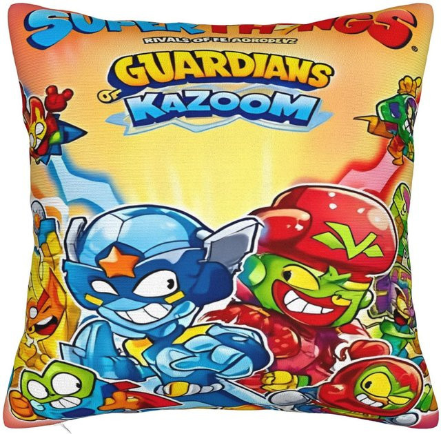 SuperThings Kazoom Power Quadratische Kissenbezüge von JMG Clothing, Mehrfarbig, B/B: 30 x 30 cm - Bild 1