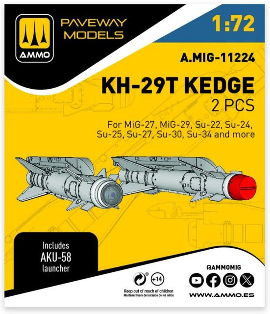 AMMO by MIG Jimenez KH-29T Kedge, 2-teiliges Set - Bild 1
