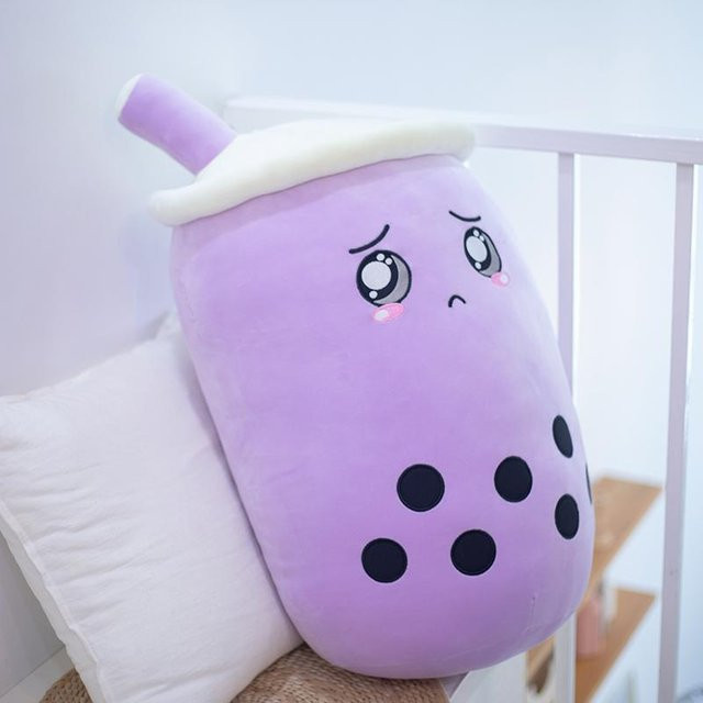 Yiran Health & Beauty Kawaii Familie Milch Bubble Tea Tasse Plüschtier, ab 3 Jahre - Bild 1