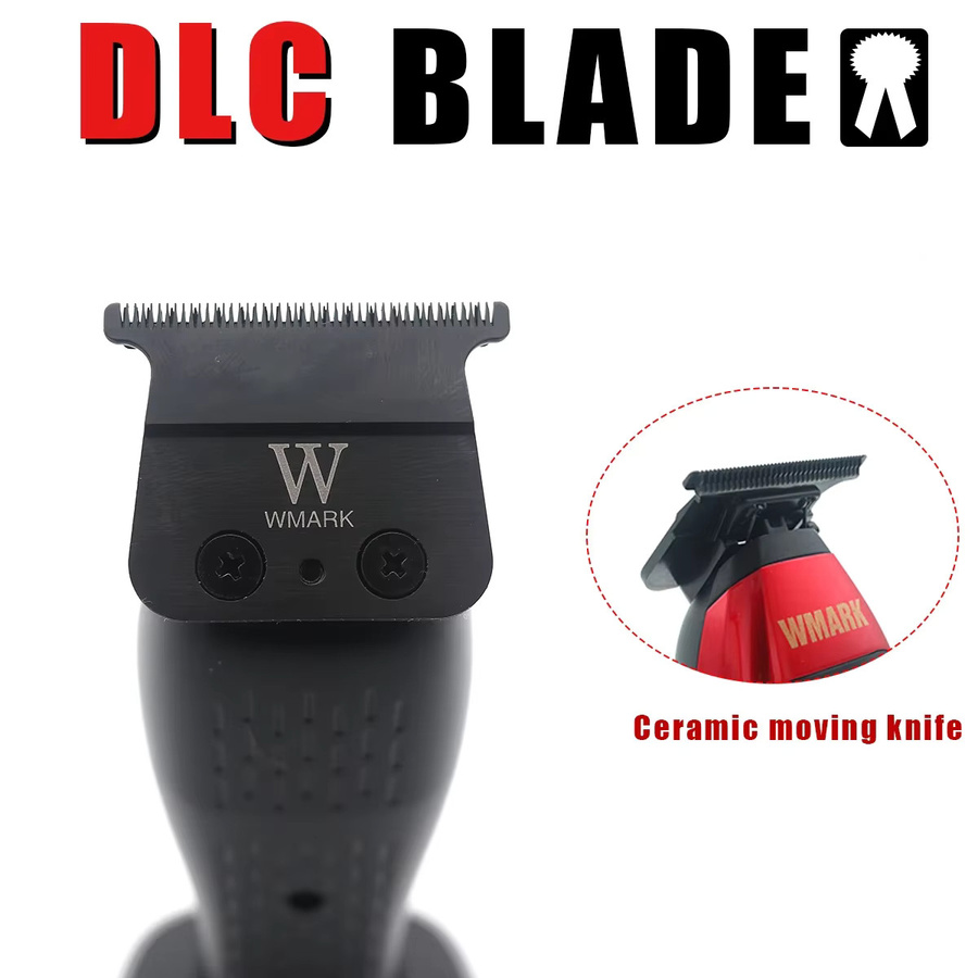 WMARK NG-XT1 Professioneller Herren-Detail-Haarschneider mit magnetischem Vektormotor und DLC-Klinge inklusive Sitzladegerät - Bild 2