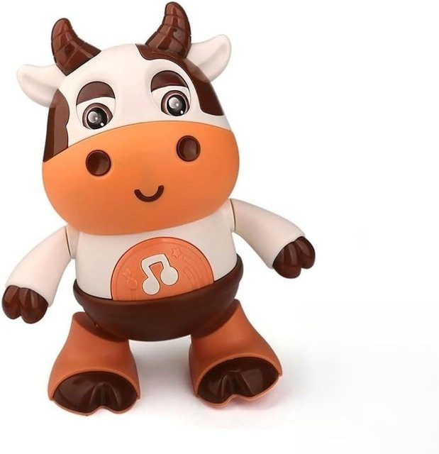 Yiran toy Tanzende Kuh Musik-Stofftier weiß ab 3-6 Jahre - Bild 1