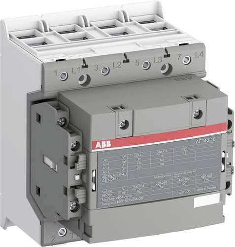 ABB AF140-40-22-12 Schütz in Grau mit 6 Schließern und 2 Öffnern für 75kW - Bild 1