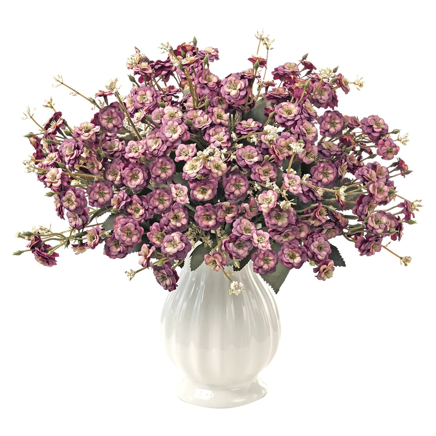 Künstliche Seidenrose für Tischdekoration, Brautstrauß und Garten-DIY - Bild 2