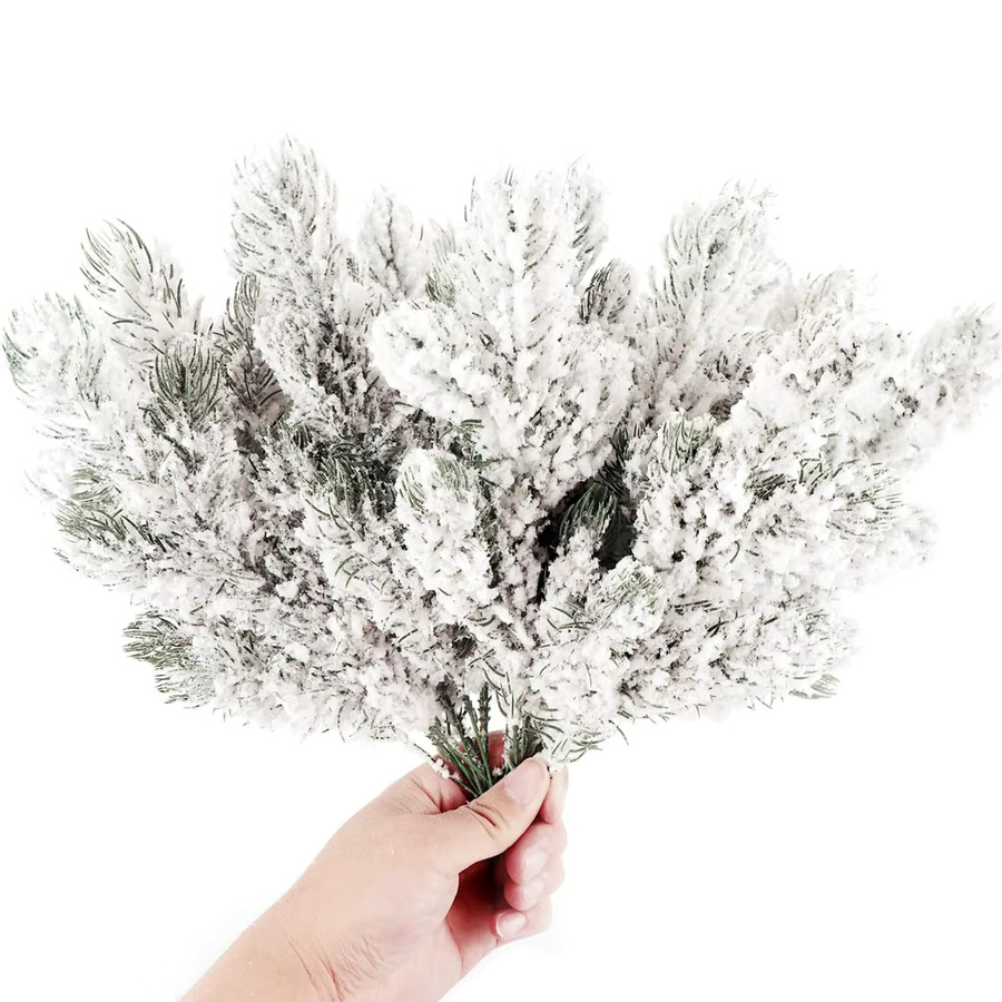 TTCY Künstliche Kiefernnadeln für Weihnachtsdekoration und DIY-Arrangements, 5 oder 10 Stück - Bild 3