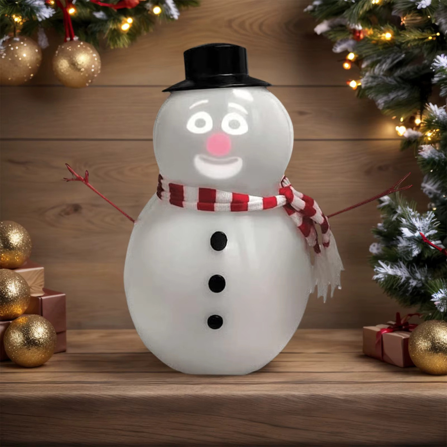 APWIKOGER Schneemann, interaktives Weihnachtsspielzeug, mit Projektor, Musiklautsprecher, Nachtlicht - Bild 3