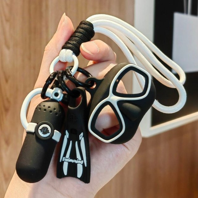 NPKDS Schlüsselanhänger-Set, Tauchflossen, Unisex - Bild 1