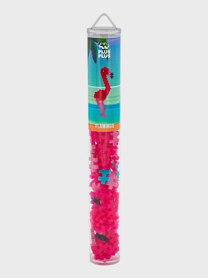 Plus-Plus A/S Kreativ Bausteine Flamingo 100 Teile - Bild 1