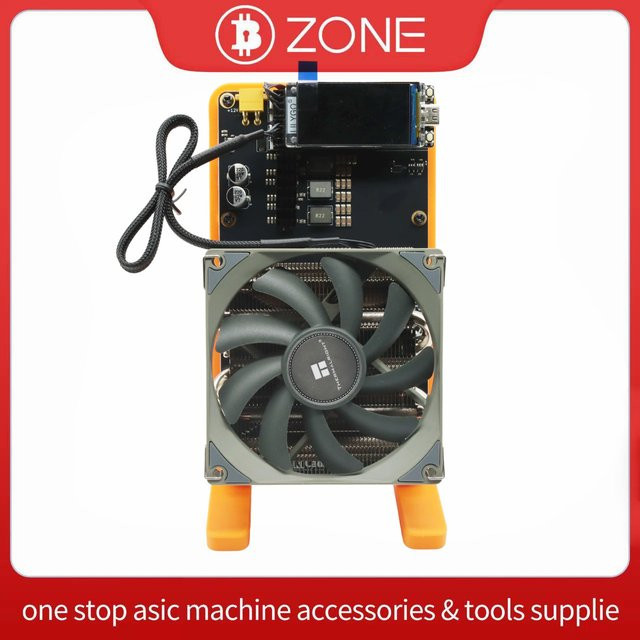 Bitaxe NerdQaxe++ Rev6 Bitcoin Miner ASIC Crypto Miner BM 1370 Orange - Bild 1