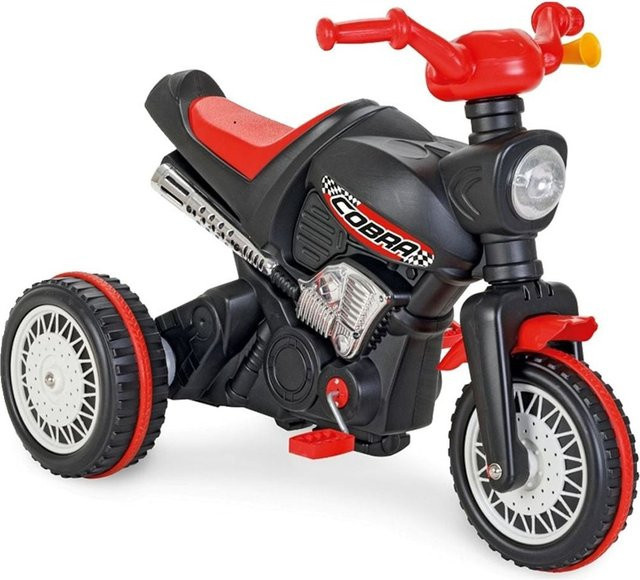 Pilsan Cobra Dreirad Motorrad-Design schwarz ab 3 Jahre - Bild 1