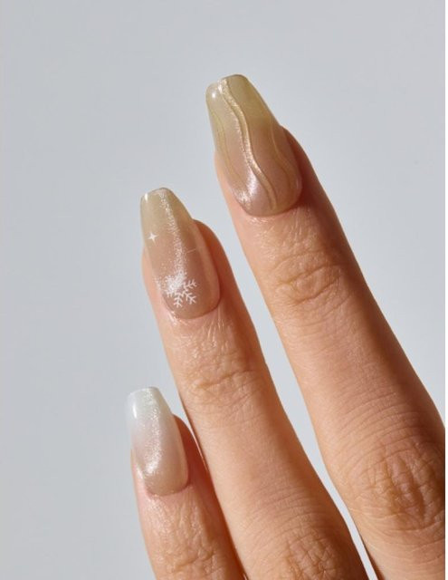 Ohora Snow Spell Nagellack, schimmernd, Unisex - Bild 1