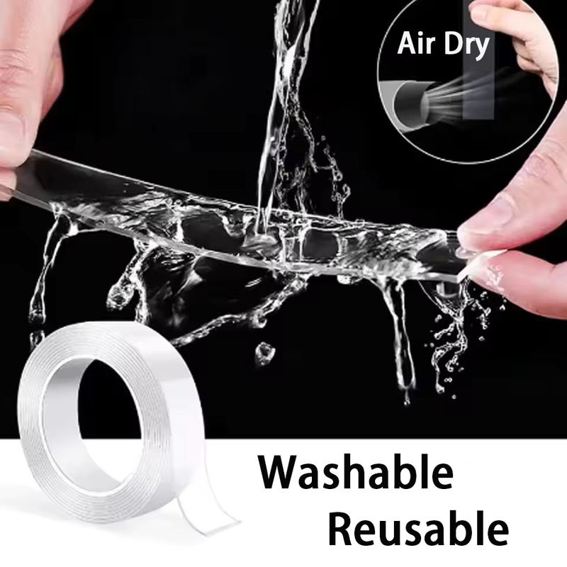 Nano Tape Extra starkes doppelseitiges Klebeband, transparent, wasserdicht und wiederverwendbar - Bild 3