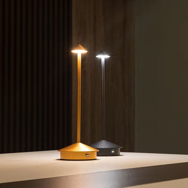VENUSWING Kabellose LED-Tischlampe mit Touch-Dimmer, wiederaufladbare und wasserdichte Schreibtischlampe für Esszimmer und Zuhause - Bild 1