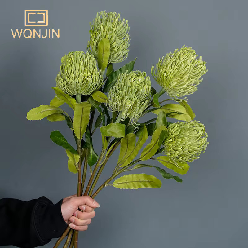 WQNJIN Künstliche Kaiserliche Blume in Gelb als Dekoration für dein Zuhause - Bild 2