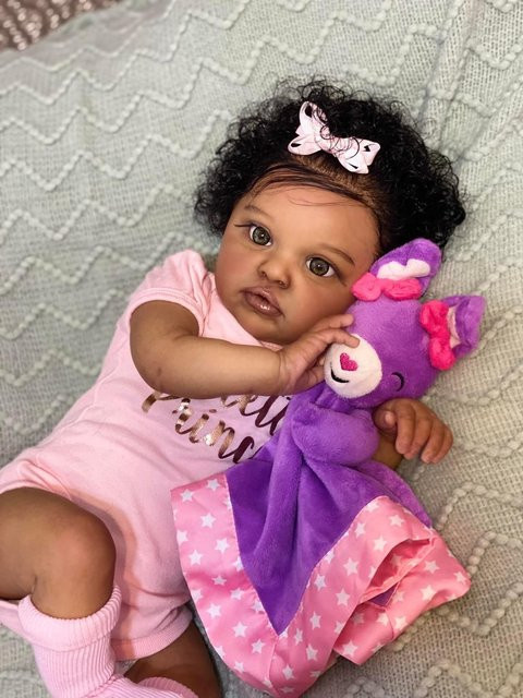 NPK Chantal Reborn-Puppe, 20-Zoll, Afroamerikaner-Puppe, Sammlerstück - Bild 1