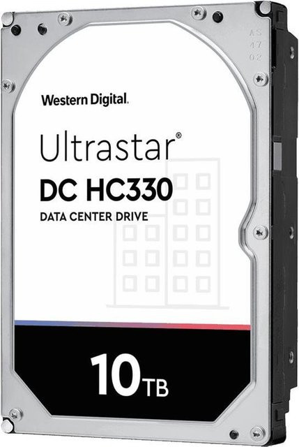 Western Digital Ultrastar DC HC330 WUS721010AL5204 interne SAS Festplatte, 10TB, 7200 U/min, 256MB Puffer, 3.5 Zoll, Silber - Bild 1
