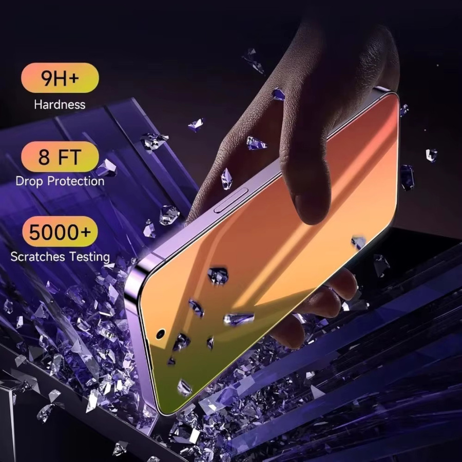 NNBILI Sichtschutzfolie und Objektiv-Displayschutzfolie für iPhone 17 Pro Max, Set aus 2 Sichtschutzfolien und 2 Objektiv-Schutzfolien, kratzfest und blasenfrei mit vollständiger Abdeckung - Bild 5