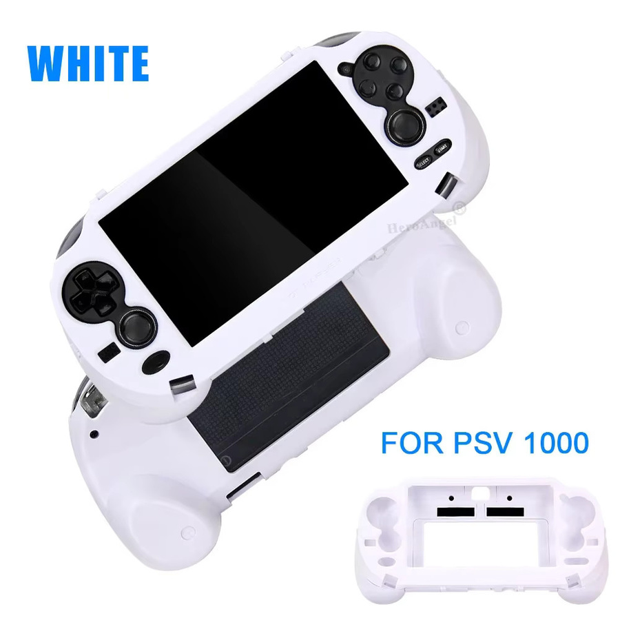 Hayoumon Ersatz-Handgriff-Joypad-Gehäuse mit L2 R2 Trigger-Tasten in Weiß für PS VITA PSV1000 Spielzubehör - Bild 5