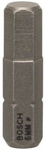Bosch Sechskant-Bit 6mm extra hart aus Edelstahl, 3 Stück, Silber - Bild 1