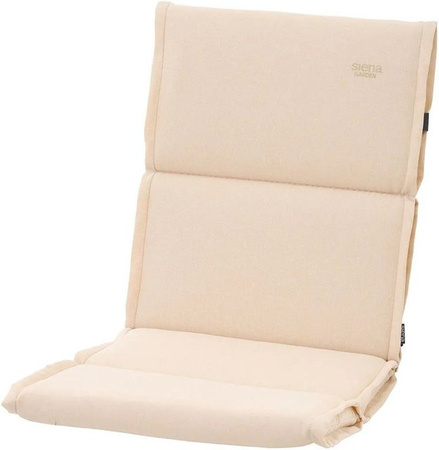 Siena Garden Sesselauflage Stella in Ecru, B/T/H: 100 x 48 x 8 cm