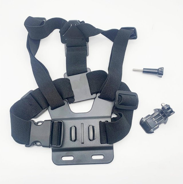 Verstellbare Kopfband-Halterung in Schwarz für GoPro, Insta360 und DJI Osmo Action Kameras - Bild 1