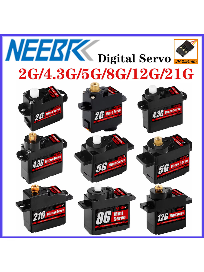 NEEBRC Digital Servo, Kunststoff/Metall, Zubehör - Bild 5